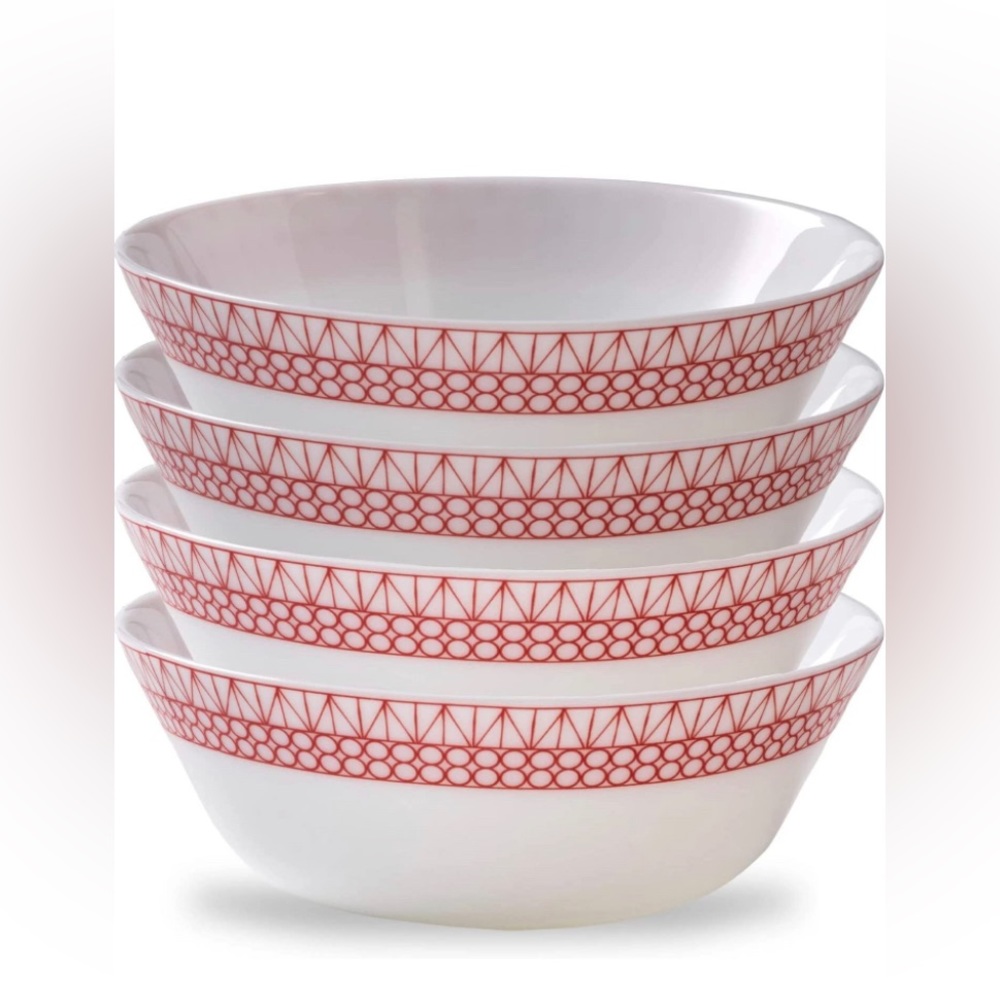 BNIB Corelle Everyday Expressions 4-Pc Soup/Cereal Bowls Set, Service for 4,